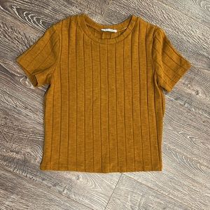 Zara ribbed crop top